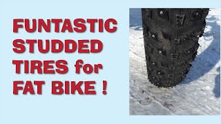 Studded Tires For My Fat Bike WHAT A DIFFERENCE [upl. by Ani]