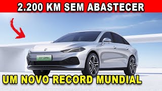 🚀2200 KM SEM ABASTECER O NOVO ROEWE D7 DMH [upl. by Nomannic]