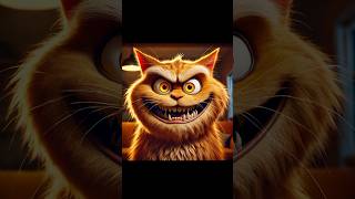 Meow fued 🙀 cat cute kitten funny catlover kitty meow aicat music aishorts shortsviral [upl. by Shel]