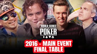 World Series of Poker Main Event 2016  Final Table [upl. by Nomrac]