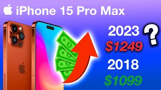 iPhone 15 Price IS GOING UP  But Why [upl. by Llednew929]