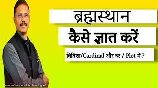 ब्रह्मस्थान विदीशा या cardinal property में कैसे निकाले [upl. by Yaffit]