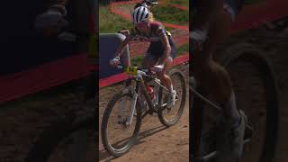 Jolanda Neff in the pack JolandaNeffMountainbike [upl. by Telfore]