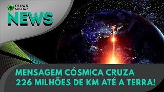 Ao Vivo  Mensagem cósmica cruza 226 milhões de km até a Terra  26042024  OlharDigital [upl. by Bogosian]