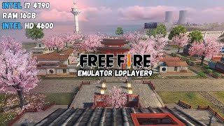 FreeFire LDPlayer9 On I7 4790 Intel HD 4600 Ram 16GB  Test Game I7 4790 HD 4600 8 [upl. by Ased]