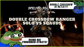 How to play Dark and Darker Solo Vs Squads  Double CrossBow 1v3 Carnage  Full Ranger Gameplay [upl. by Karub]