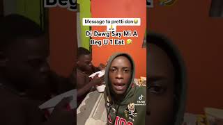 Message To Pretti Don from Jayden 🤣😂 prettidon kfc jayden jamaican funny [upl. by Kashden973]