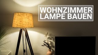 DIY Wohnzimmer Lampe bauen [upl. by Anot]