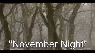 quotNovember Nightquot by Adelaide Crapsey [upl. by Aniala]