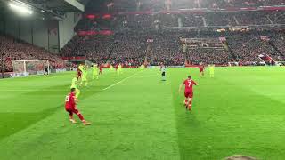 Wijnaldum goal 30 Lower Centenary UEFA Champions League Semi Final 2nd leg Liverpool 40 Barcelona [upl. by Ariahay]