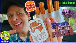 Burger King® Gomezs CHURRO FRIES Review 🍔👑🍟🏚️ First Look 😱 Peep THIS Out 🕵️‍♂️ [upl. by Nylissej]