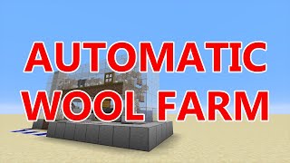 Best Wool Sheep Farm Tutorial 116 Minecraft Fully Automatic [upl. by Urbannal346]