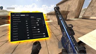 Combat Master BEST SETTINGS with GYRO on PHONE [upl. by Ytok]