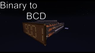 Minecraft Binary to Binary Coded Decimal [upl. by Alfreda520]