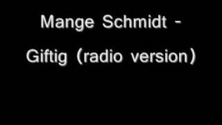 mange schmidt  giftig radio edit [upl. by Carbone551]