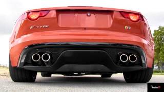 2014 Jaguar FType S V8  Exhaust Sound with Active Sport Exhaust amp Launch  Road Test TV ® [upl. by Gilpin]