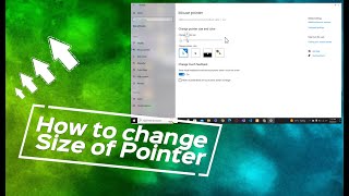 How to Change Mouse Pointer Size on Window 11 💻 [upl. by Adiaz]