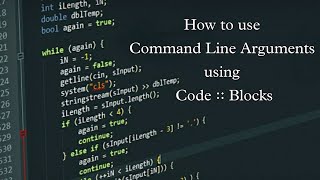 Command Line Arguments in C  C Programming  Command Line Argument Using CodeBlocks [upl. by Ellatsirhc148]