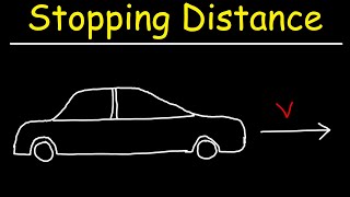 How To Calculate The Stopping Distance of a Car  Calculus [upl. by Enahpad414]