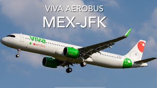 TRIP REPORT VivaAerobus A321 NEO  CDMXNueva York [upl. by Lindo]