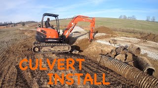 New 24quot Driveway Culvert amp Rip Rap [upl. by Fidelia438]