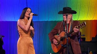 Kacey Musgraves amp Willie Nelson  Rainbow Connection CMA Live [upl. by Ekralc]