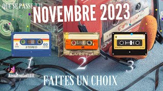 NOVEMBRE 2023 À QUOI RESSEMBLE VOTRE MOIS📼💕FAITES UN CHOIX  Bonus [upl. by Gibeon175]