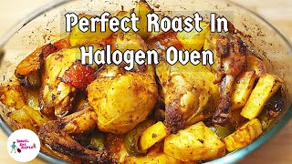 Roasted Chicken And Vegetables In Halogen Oven [upl. by Mcferren]