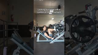 Locking out Knees on Leg Press [upl. by Schnur]