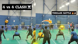 8 Players in 1 Court 😱🔥 Double Fun 💯👌🏻 Badminton Unlimited badminton badmintonlovers trending [upl. by Rena603]