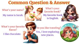 Common English Question and Answer  English Speaking Practice  English Story [upl. by Ainad]