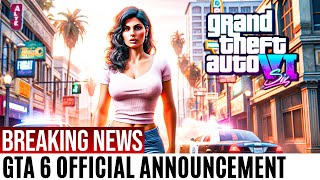 GTA 6 OFFICIAL TRAILER ANNOUNCEMENT [upl. by Llen]