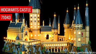 LEGO Hogwarts Castle 71043 Light Kit Classic Version [upl. by Orfield]