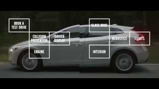 Volvo V40  Knowing the details  Interactive video [upl. by Denni366]