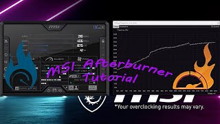 MSI Afterburner Tutorial [upl. by Aslam549]