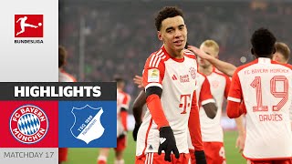 FC Bayern München  TSG Hoffenheim 30  Highlights  Matchday 17 – Bundesliga 202324 [upl. by Feld]