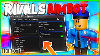 OVERPOWERED Roblox Rivals ScriptHack GUI AIMBOT ESP GUN MODS  MORE [upl. by Kiraa]