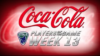 CocaCola Players of the Game Week 13 [upl. by Odraleba]