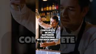 ¡Conviertete en un BartenderProfesional en EEUU trabajousa [upl. by Hnilym820]