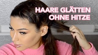 HAARE GLÄTTEN OHNE GLÄTTEISEN  Stephie Tilak [upl. by Marya738]