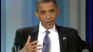 Obama on The View 2010 PART 2  High Quality [upl. by Antone]