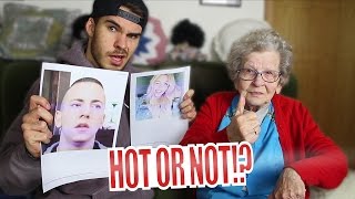 Meine OMA BEWERTET YOUTUBER [upl. by Dnalloh]