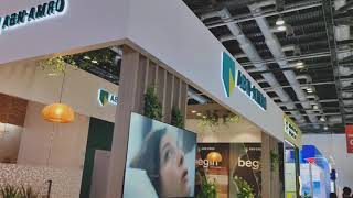 ABN AMRO Bank Booth on Sibos swift finance [upl. by Pietrek]