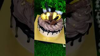 Golden heart chocolate cakecake cakedecoratingtutorials likeshareandsubscribe [upl. by Sivraj]