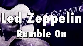 How to Play quotRamble Onquot by Led Zeppelin on Guitar  Lesson Excerpt [upl. by Oijres]