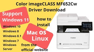 Canon Color imageCLASS MF652Cw [upl. by Fairman]