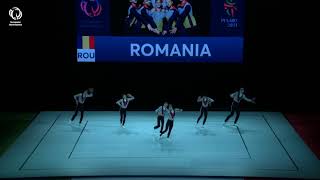 Romania  2021 Aerobics junior European Champion Aero Dance [upl. by Franz]