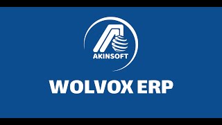 AKINSOFT WOLVOX 8 ERP Genel Kullanmı Satışalış [upl. by Zerlina]