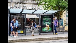 Dreher Pale Ales DOOH campaign  JCDecaux Hungary [upl. by Allwein]