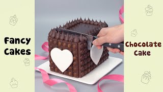 Amazing Heart Chocolate Cake Decorating Idea [upl. by Aubin]